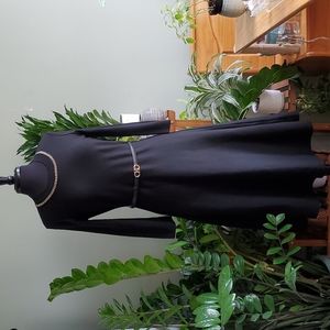 Salvatore Ferragamo A-Line Wool Dress